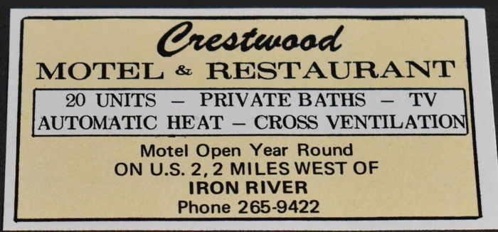 Crestwood Motel - Print Flyer (newer photo)